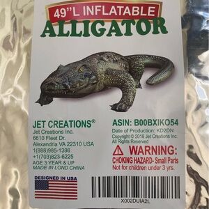 Inflatable Alligator